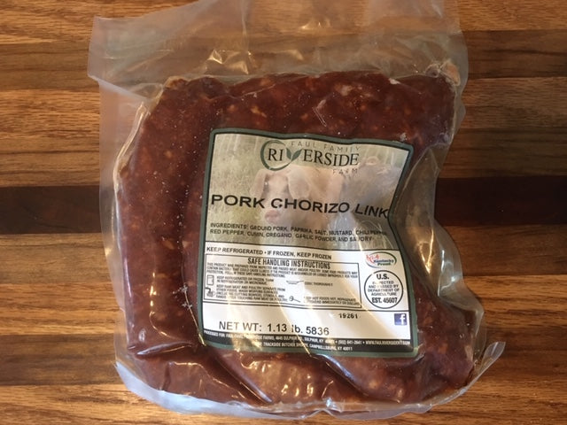 Pasture-Raised Pork Chorizo Sausage Links
