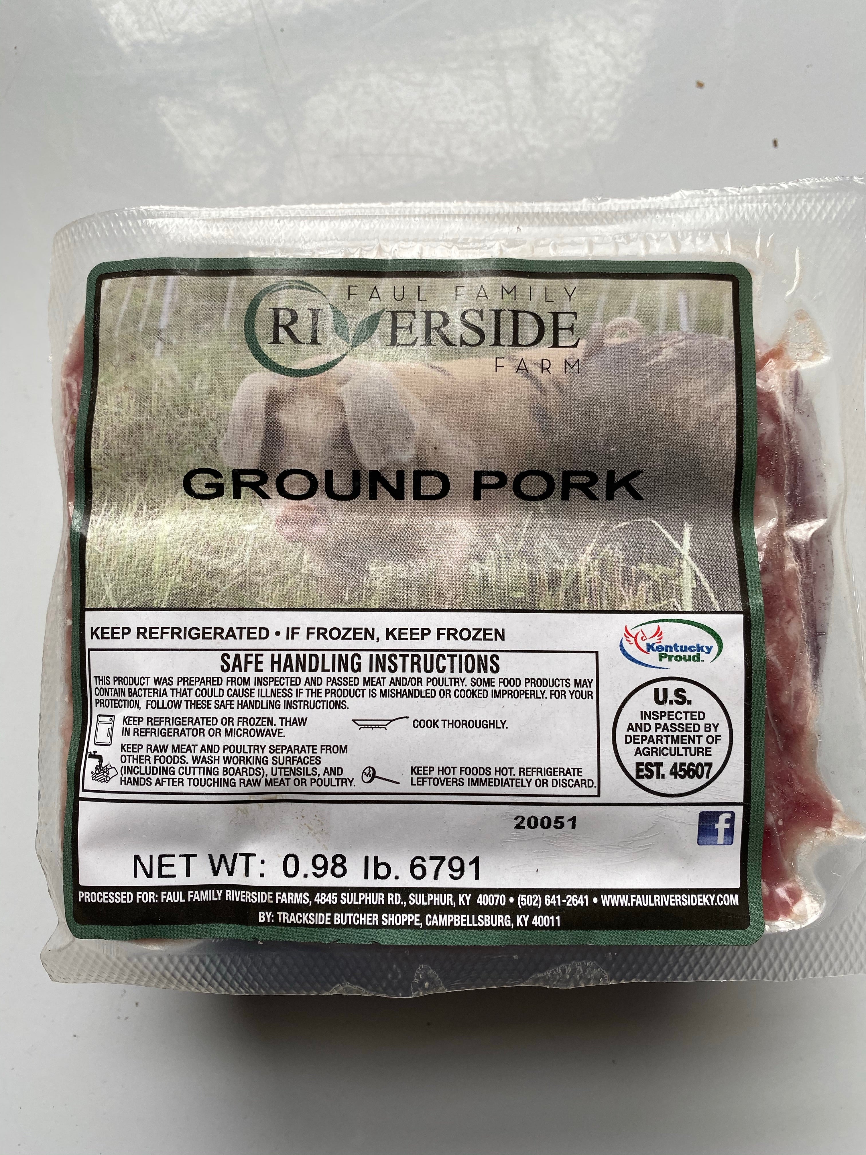 Bulk Ground Pork Special – Faul Family Riverside Farm